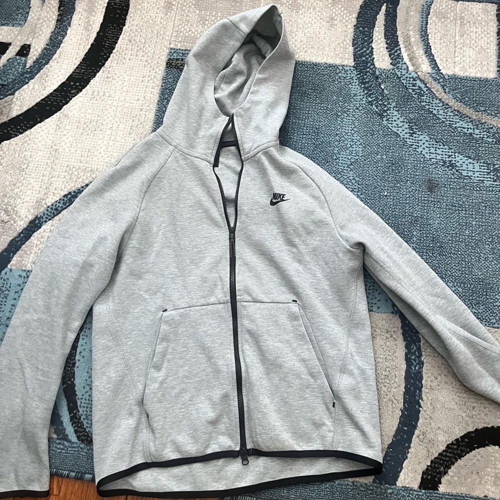 Nike tech grey hoodie sz m